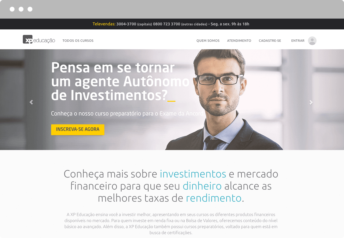 xpeducacao example school screenshot