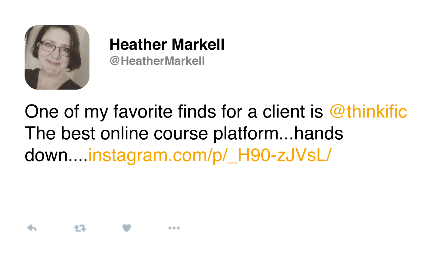 Twitter customer appreciation